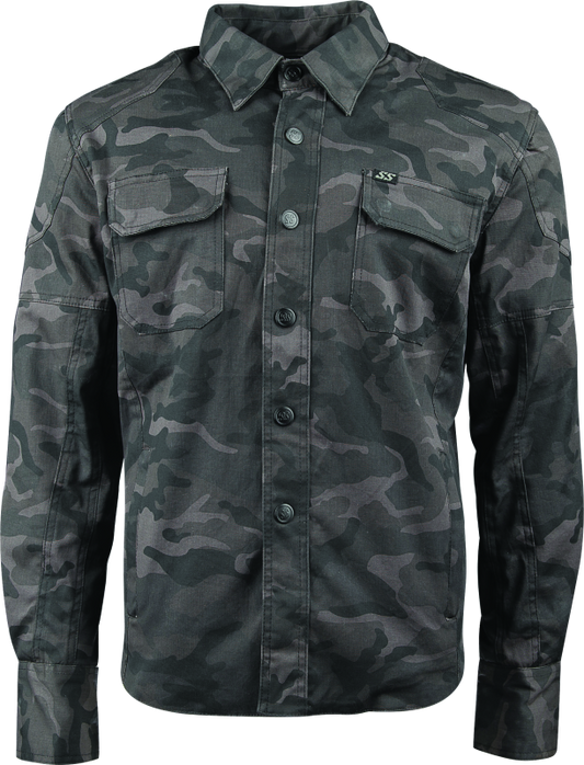 Speed and Strength Call to Arms Moto Shirt Camouflage - Medium