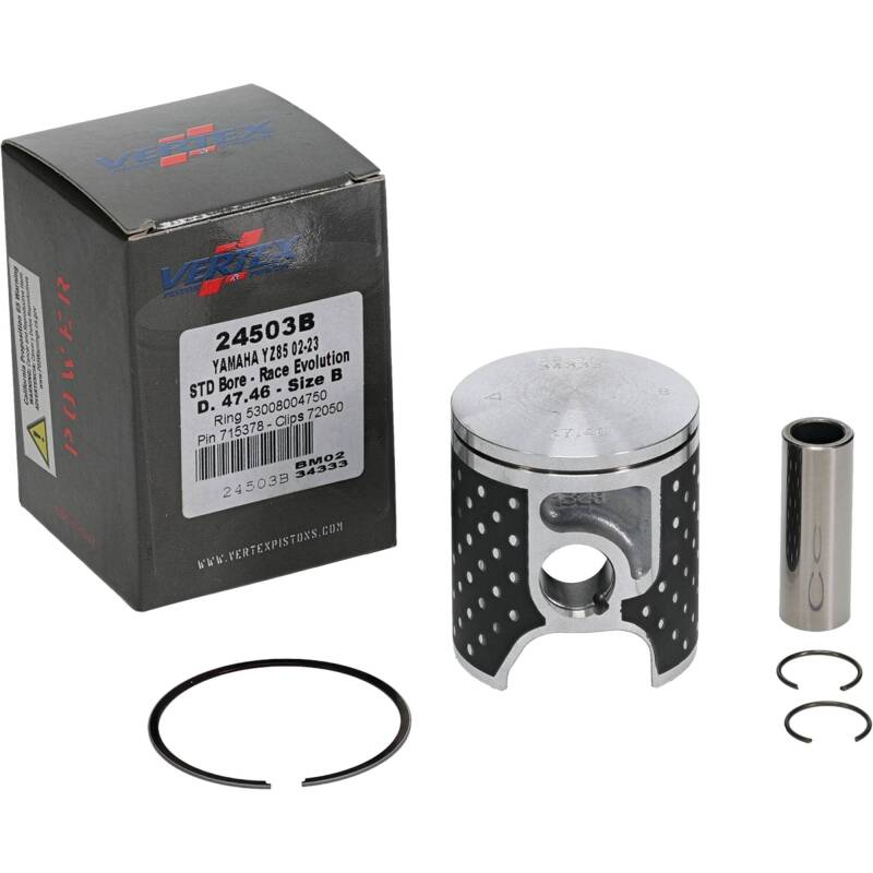 Vertex Piston 02-24 Yamaha YZ 85 85cc Cast Race Evolution Piston Kit