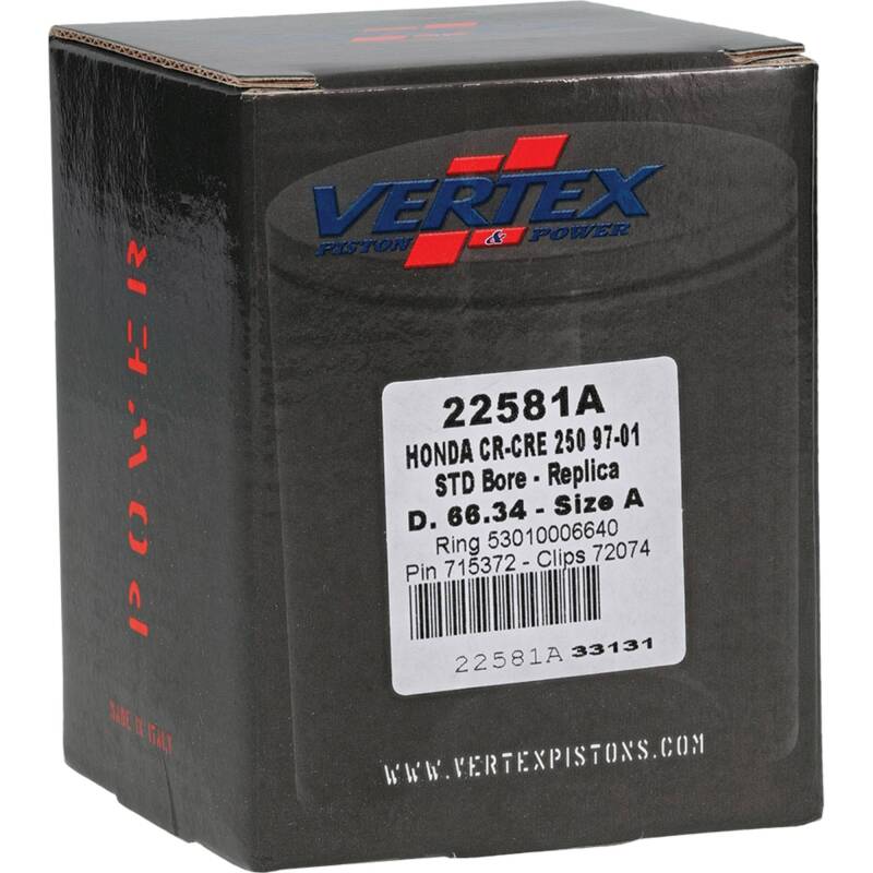 Vertex Piston 97-01 Honda CR 250 R 250cc Cast Replica Piston Kit