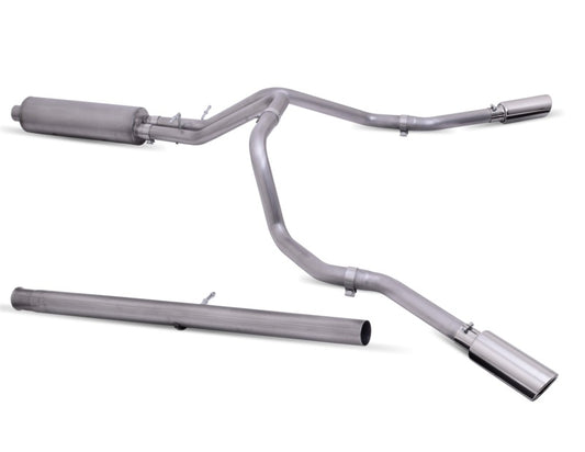 Gibson 19-23 Silverado/GMC Sierra 1500 5.3L Crew Cab Cat-Back Dual Extreme Exhaust