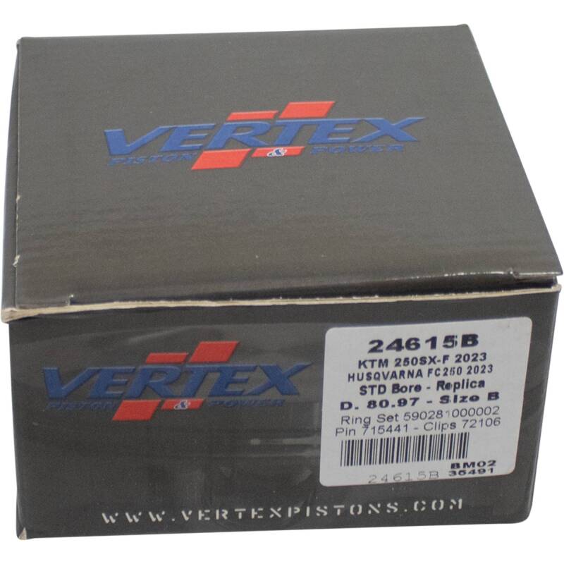 Vertex Piston 2024 KTM 250 EXC-F 250cc Forged Replica Piston Kit