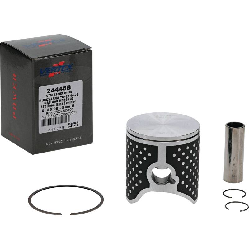 Vertex Piston 01-24 KTM 125 SX 125cc Cast Race Evolution Piston Kit