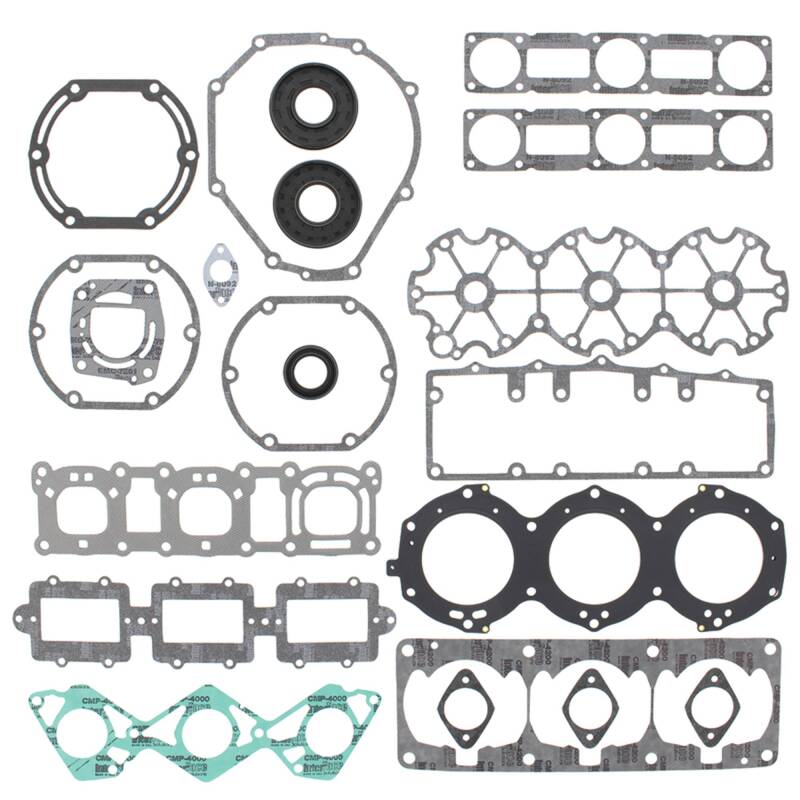 Vertex Pistons 97-99 GP 1200 Wave Runner/99-04 SUV 1200 Wave Runner Complete Gasket Kit w/ Seals