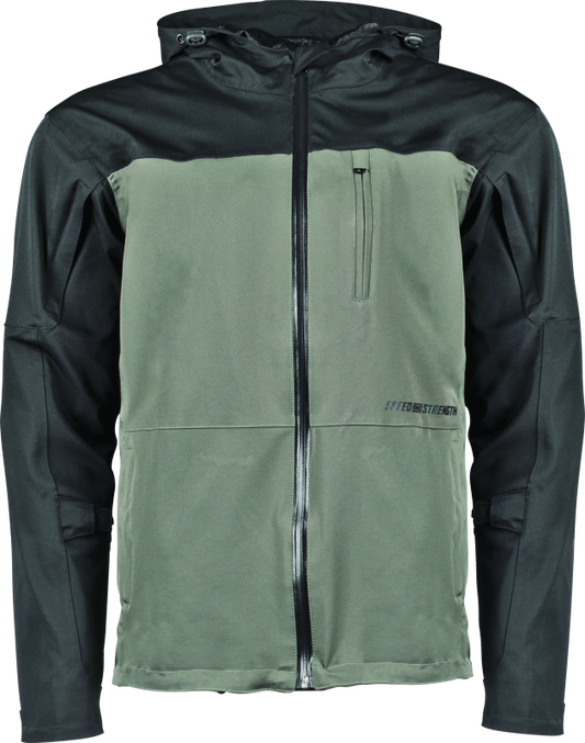 Speed and Strength Fame and Fortune Jacket Black/Olive - Medium