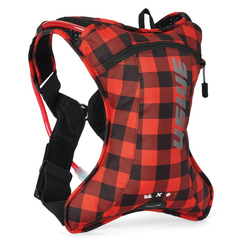 USWE Outlander Hydration Pack 2L - Flannel Red/Black