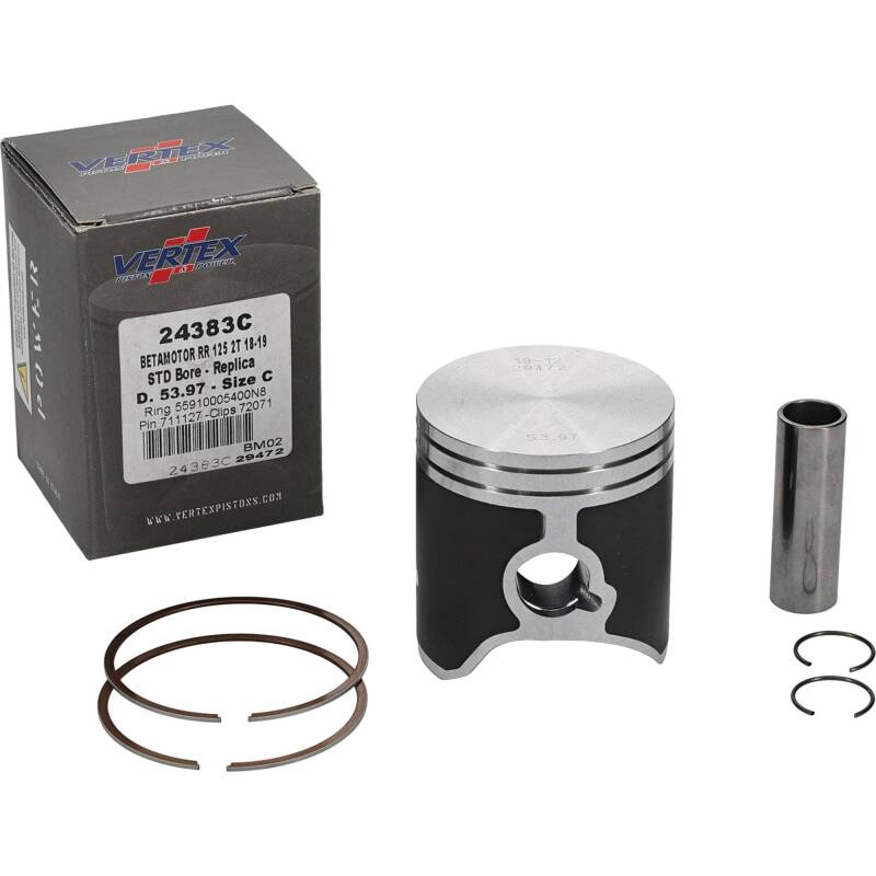 Vertex Piston 18-24 Beta RR 2T 125 125cc Cast Replica Piston Kit