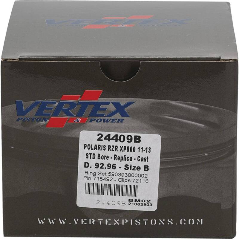 Vertex Piston 2014 Polaris RZR 4 900 900cc Cast Replica Piston Kit