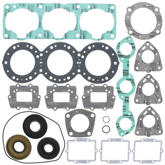 Vertex Pistons 01-04 JH 1100 Ultra 130/96-03 JH 1100 Zxi Complete Gasket Kit w/ Seals