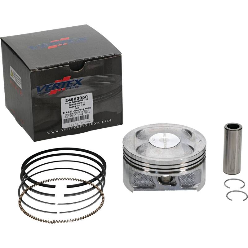 Vertex Piston 2011 Can-Am Commander 800 800cc +0.50mm Oversized Cast Replica Piston Kit