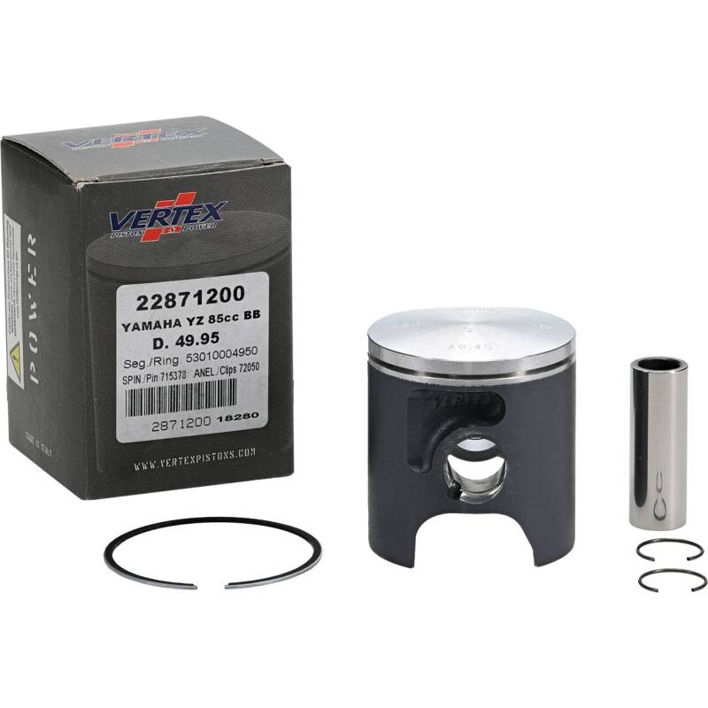 Vertex Piston 02-18 Yamaha YZ 85 85cc +2mm Cast Big Bore Piston Kit 92cc.