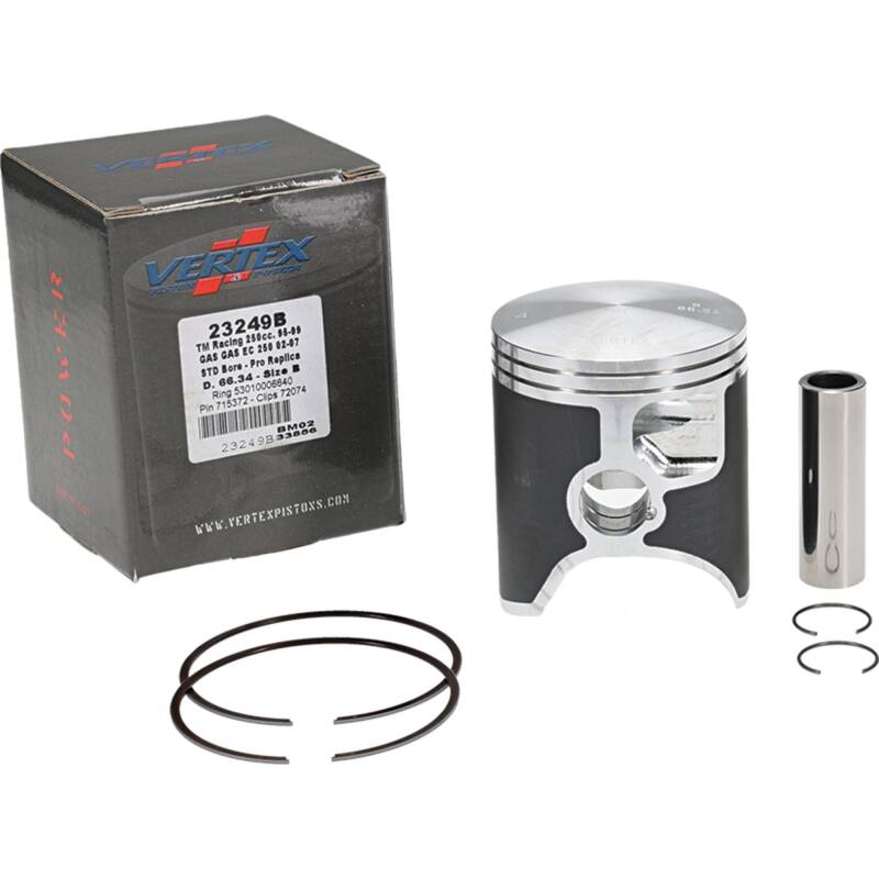 Vertex Piston 02-15 Gas-Gas EC 250 250cc Cast Replica Piston Kit