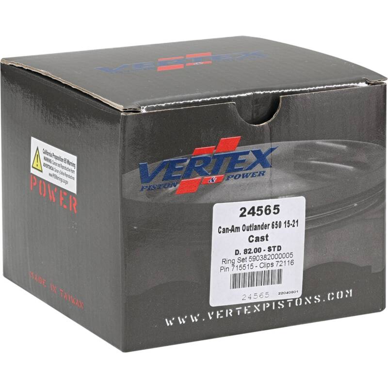 Vertex Piston 04-05 Can-Am Outlander 330 2x4 330cc Cast Replica Piston Kit