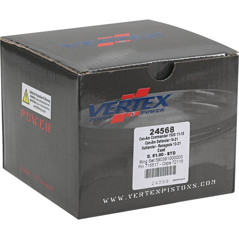 Vertex Piston 11-19 Can-Am Commander 1000 1000cc Cast Replica Piston Kit