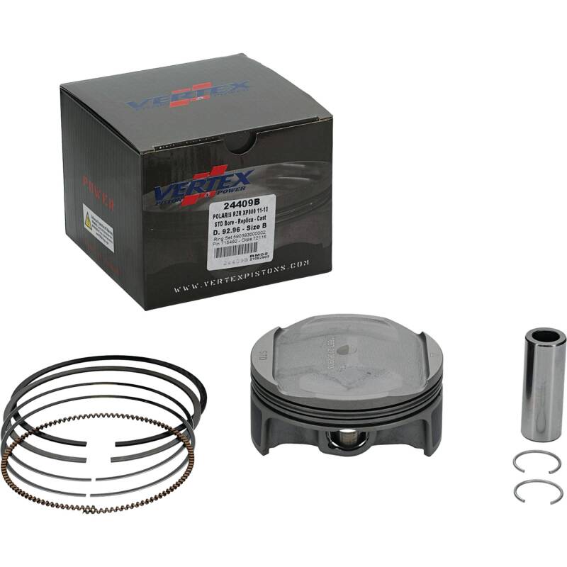 Vertex Piston 2014 Polaris RZR 4 900 900cc Cast Replica Piston Kit