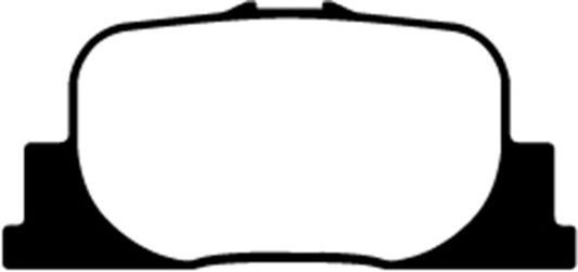EBC 00-01 Lexus ES300 3.0 Yellowstuff Rear Brake Pads