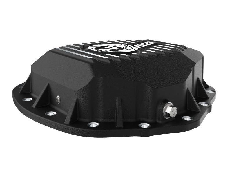 aFe 2020 Chevrolet Silverado 2500 HD  Rear Differential Cover Black ; Pro Series w/ Machined Fins