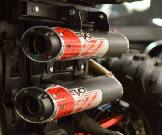 Big Gun 16-21 Polaris RZR XP TURBO/S EVO U Series Dual Slip On Exhaust