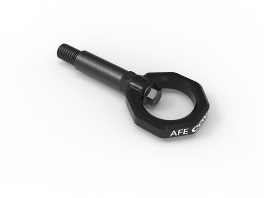 aFe Control Front Tow Hook Black 20-21 Toyota GR Supra (A90)